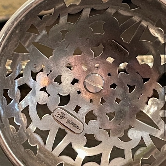 ♥️… Retired Brighton Butterfly Silver Jewelry Holder Rack - Picture 3 of 3